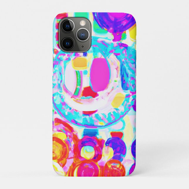 Coques Case-Mate iPhone Couleurs vives Motif aléatoire (Dos)