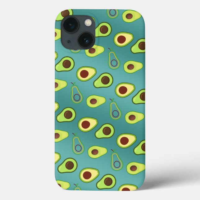 Coques Case-Mate iPhone Coupe Avocado été Vert dégradé Motif (Verso)