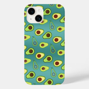 Coque Pour iPhone 14 Coupe Avocado été Vert dégradé Motif