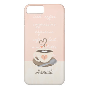 Etui iPhone Case-Mate Coupe de café cardiaque monogramme