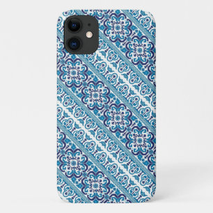 Case-Mate iPhone Case Coupe de motif ukrainien décoratif bleu