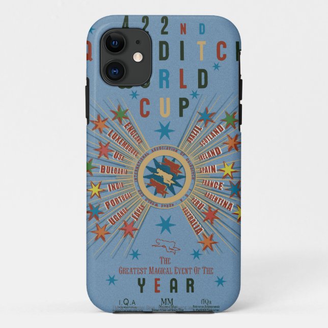 Coques Case-Mate iPhone Coupe du monde de football Bleu (Dos)