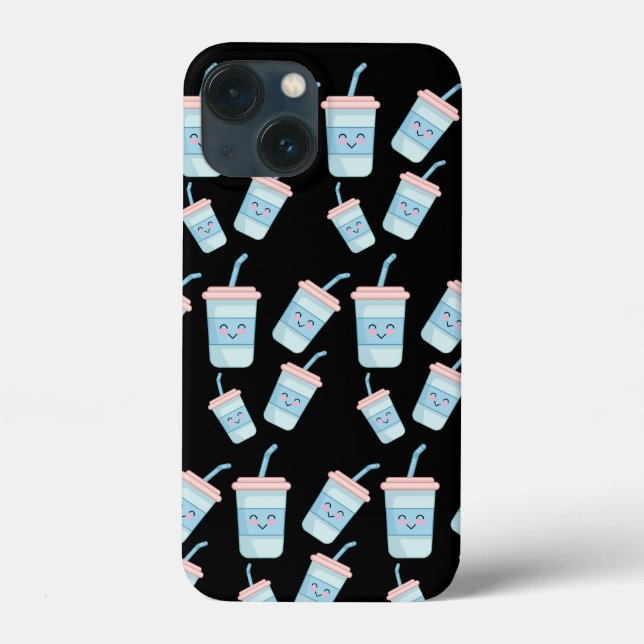 Coques Case-Mate iPhone Coupe Kawaii de boissons (Verso)