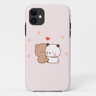 Case-Mate iPhone Case Couple mignon Panda Ours amour, Rose