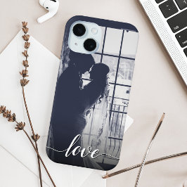 Coque Pour iPhone 15 Couple Photo Love Personnalisé