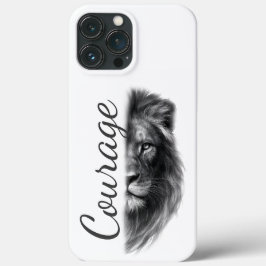 Case-Mate iPhone Case Courage Lion Artistique Minimal-