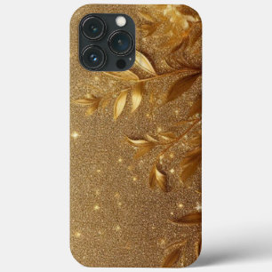 Case-Mate iPhone Case Courbe florale dorée moderne