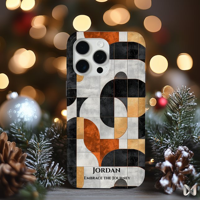 Coques Case-Mate iPhone Courbes et textures géométriques, Sophistication m (Créateur téléchargé)