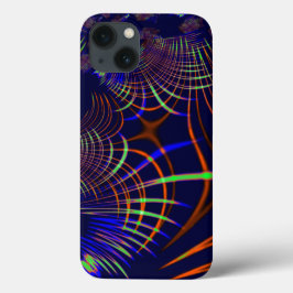 Case-Mate iPhone Case Courbes pointues du corail au vert citron et bleu
