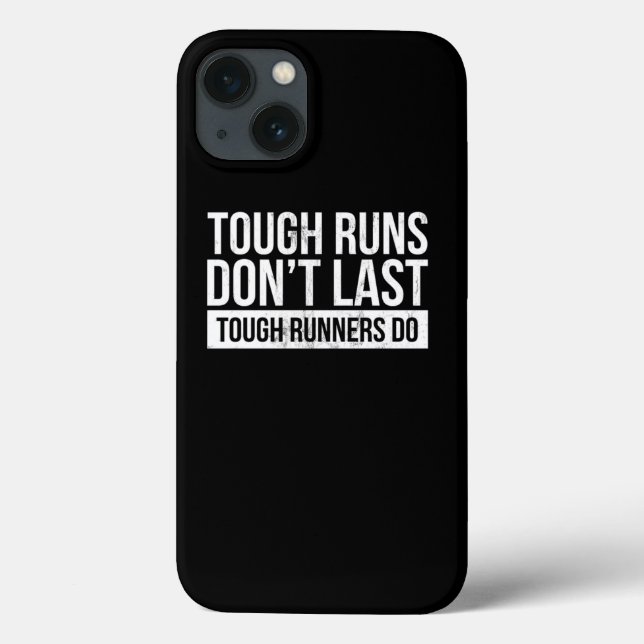 Coques Case-Mate iPhone Coureurs durs Drôle Citation Coureur Vie (Verso)