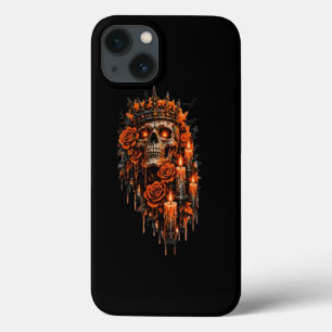 Case-Mate iPhone Case Couronne de crâne gothique Halloween Roses sombres