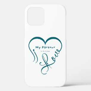 Case-Mate iPhone Case Coussin décoratif 'J'aime mon partenaire - Vous êt