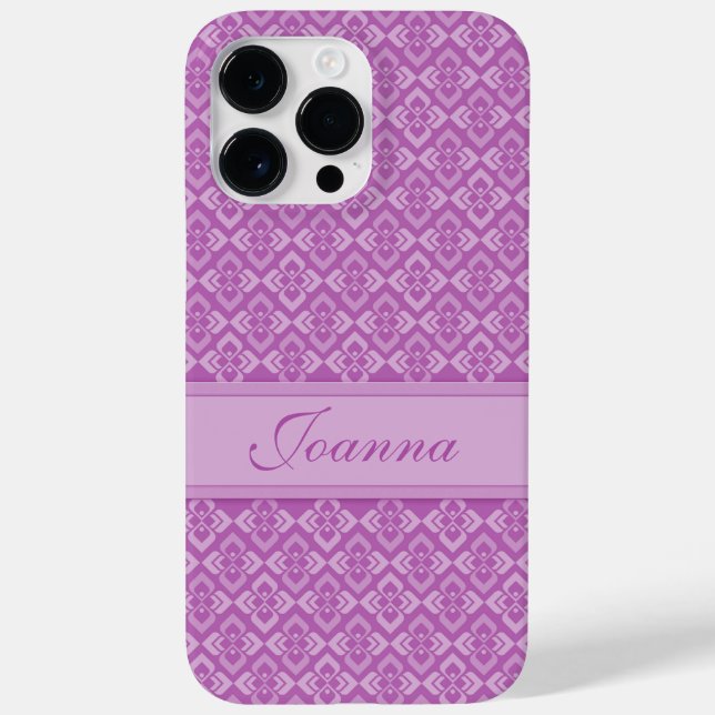 Coques Case-Mate iPhone Couture inspirée nom violet (Verso)