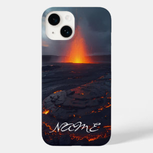 Coque Pour iPhone 14 Couvercle téléphonique de flux de lave personnalis