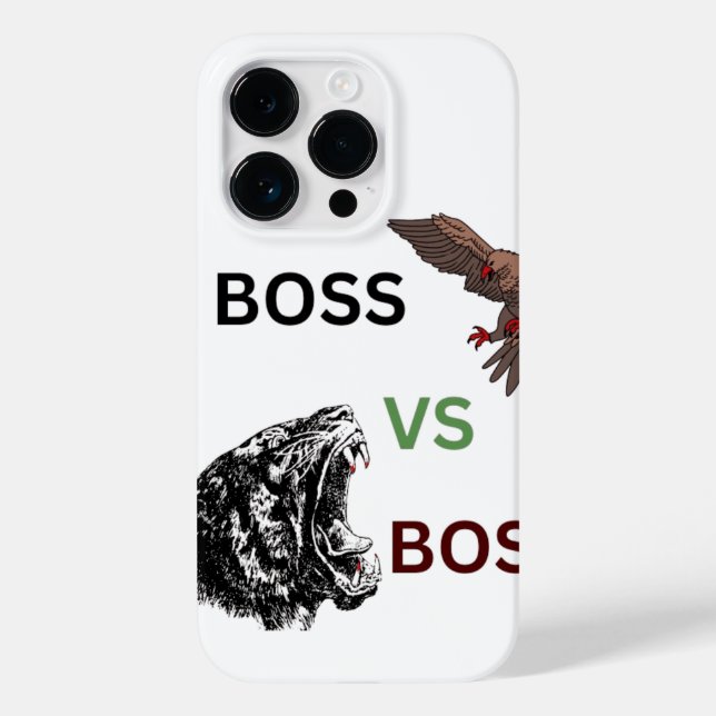 Coques Case-Mate iPhone Couverture animale Boss (Verso)