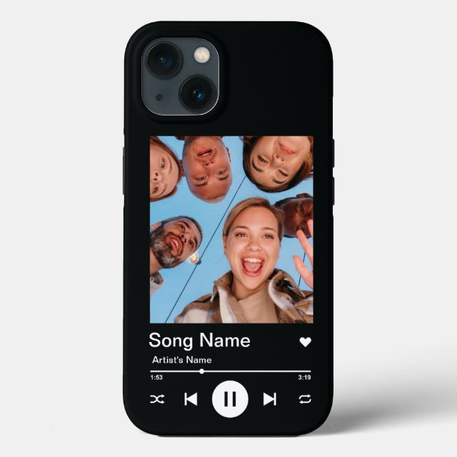 Coques Case-Mate iPhone Couverture de chanson du lecteur de musique person (Verso)