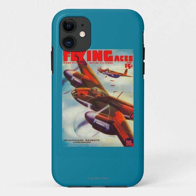 Coques Case-Mate iPhone Couverture de magazine d'as de vol 5 (Dos)