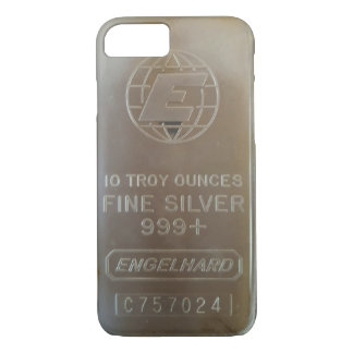 Coque iPhone 7 Couverture d'Iphone de barre argentée d'Engelhard