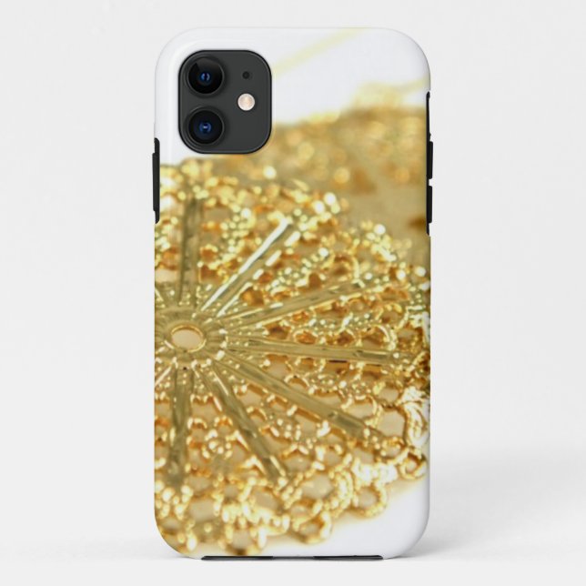 Coques Case-Mate iPhone Couverture d'iPhone de bijou d'or d'Artandra (Dos)