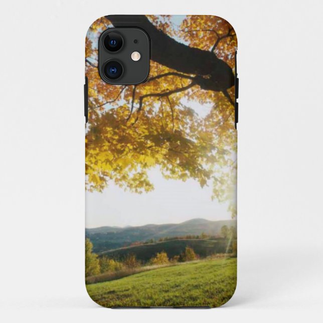 COQUES Case-Mate iPhone COUVERTURE D'IPHONE - FEUILLE D'AUTOMNE (Dos)