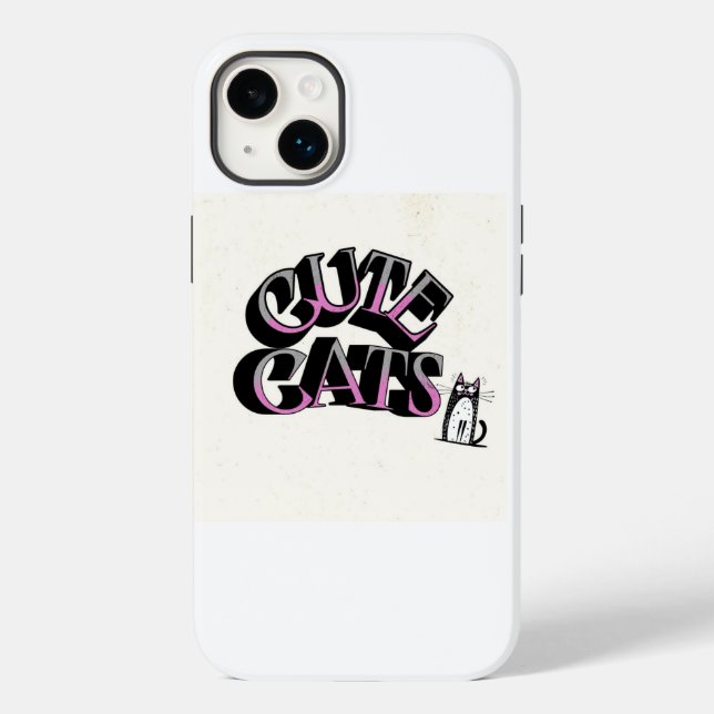 Coques Case-Mate iPhone couverture iPhone avec chat (Verso)