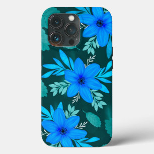 Case-Mate iPhone Case Couverture iPhone Blue Blossom Elegance