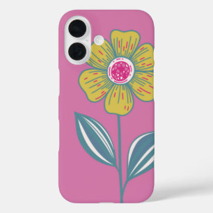 Coques iPhone 16 Couverture iPhone Flower Folklore