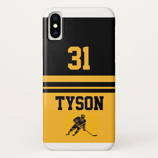 Coques Case-Mate iPhone Couverture iPhone personnalisée Hockey (Dos)