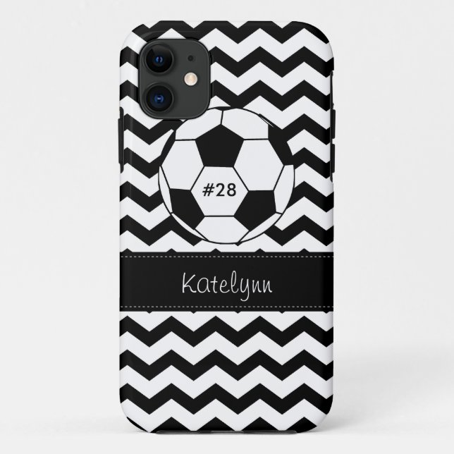 Coques Case-Mate iPhone Couverture moderne de cas de téléphone du football (Dos)