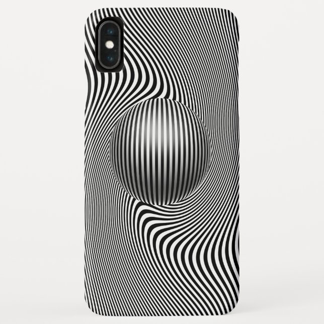 Coques Case-Mate iPhone couverture optique géométrique maximum de motif (Dos)