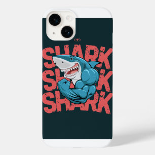 Coque Pour iPhone 14 "Couverture Requin Féroce – Énergie de la Bête Océ