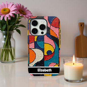 Coques iPhone 16 Pro Couverture téléphonique Abstraite personnalisable