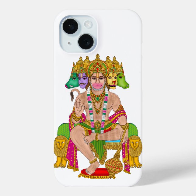 Coques Case-Mate iPhone Couverture téléphonique Hanuman Ji | Esprit hindou (Verso)