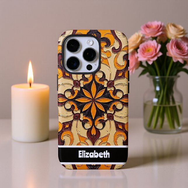 Coques Case-Mate iPhone Couverture téléphonique Mandala personnalisée (Créateur téléchargé)