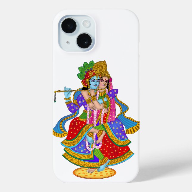 Coques Case-Mate iPhone Couverture téléphonique Radha Krishna (Verso)