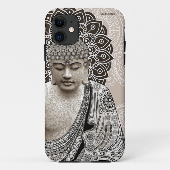 Coques Case-Mate iPhone Couvertures de conception de Bouddha (Dos)