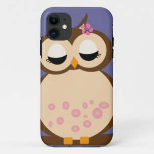 Coque iPhone 11 Couvertures mignonnes du hibou iphone5 de bébé
