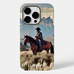 Coque Pour iPhone 14 Pro Cowboy sur Bay Horse