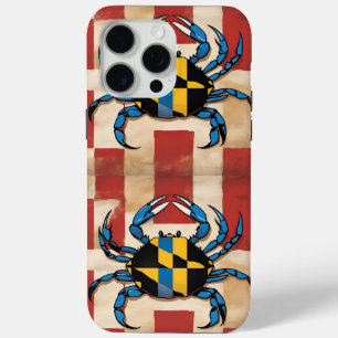 Coque iPhone 15 Pro Max Crabe bleu du Maryland