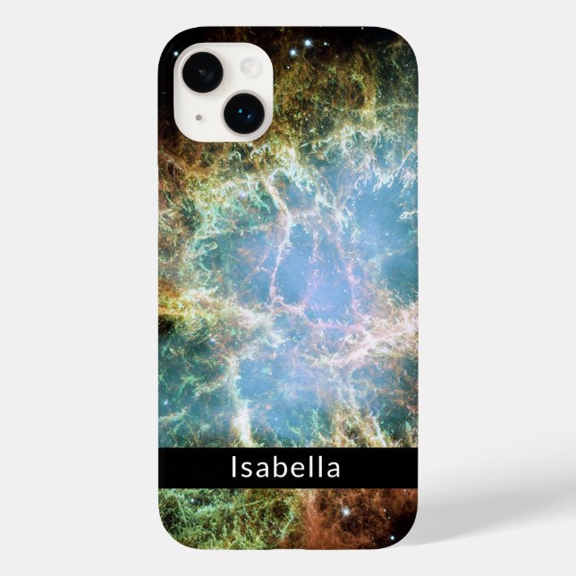 Coques Case-Mate iPhone Crabe Nebula Galaxy Votre nom (Verso)