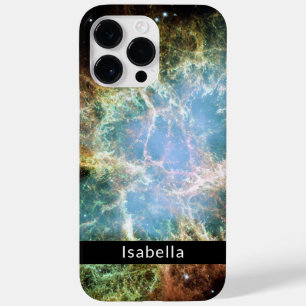 Coque Pour Pour iPhone 14 Pro Max Crabe Nebula Galaxy Votre nom