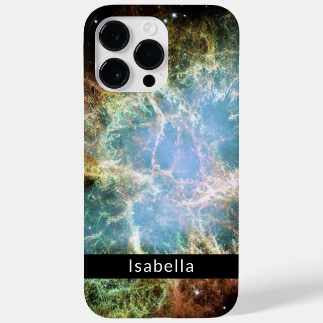 Coques Case-Mate iPhone Crabe Nebula Galaxy Votre nom (Verso)