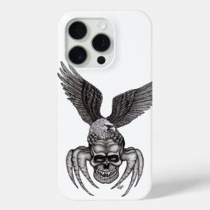 Coque iPhone 15 Pro Crâne à aigle