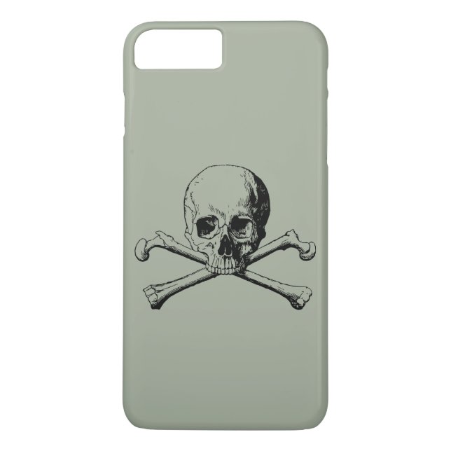 Coques Case-Mate iPhone Crâne croisé (Dos)