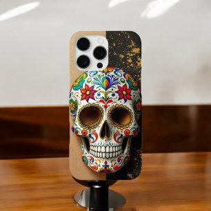Coques iPhone 16 Pro Max Crâne de sucre décoratif