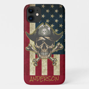 Case-Mate iPhone Case Crâne d'or américain personnalisé