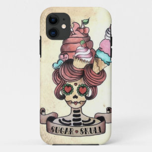 Coques Pour iPhone Crâne doux sucré