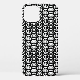 Case-Mate iPhone Case crâne effrayant sur fond noir
