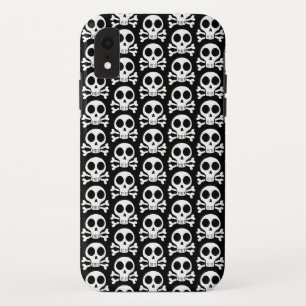 Case-Mate iPhone Case crâne effrayant sur fond noir
