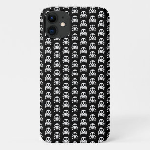 Case-Mate iPhone Case crâne effrayant sur fond noir